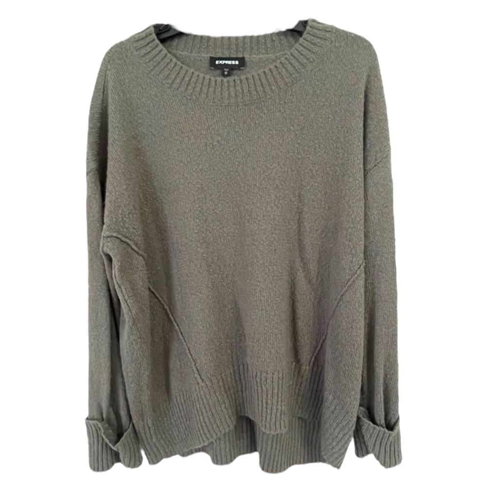 Men’s Brown Express Sweater with Rolled Cuffs